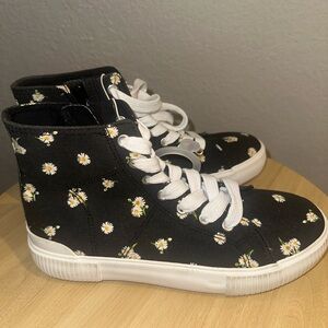 Cat & Jack Floral High-Top Kids Sneakers